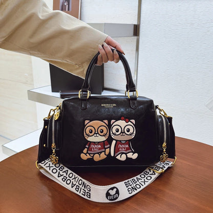 Fashion Luxury Brand Ladies Shoulder Bag Cartoon Bear Women's Crossbody Bag High Quality Tote Bag Waterproof Women's Hanbags