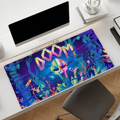 Rapper M-MF D-DOOM   Mouse Pad Non-slip Rubber Computer Mat Gamer Balance Decoracion Deskmat Laptop Office Large