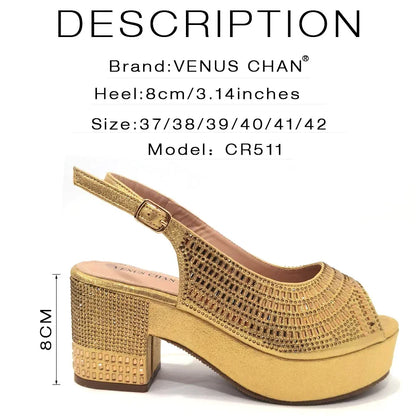 High Heels 2024 Women's Purple Luxury Designer Split Square Toe Rhinestone Wedding Shoes and Wedding Set