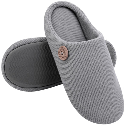 Comwarm Winter Warm Cotton Slippers For Women Men Flats Soft Non-slip Fluffy Shoes Design Slides Couple Indoor House Slippers