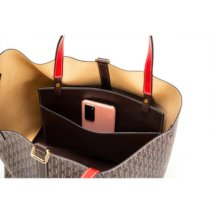 Brand New Luxury Designer High Capacity Tote Handbags for Office Women 2023 Trends Designer PVC Shopper Shoulder Shopping Bag