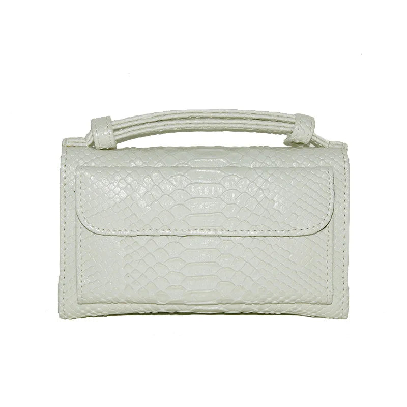 Luxury Snake Pattern Chain Flap Handbags Evening Clutches Crossbody Messenger Shoulder Bags Women Female Ladies Luxurious Purses