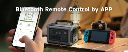 ALLPOWERS R600 Portable Power Station 600W 299Wh LiFePO4 Solar Generator with 2x600W (1200W Surge) AC Outlet for Camping RV Home