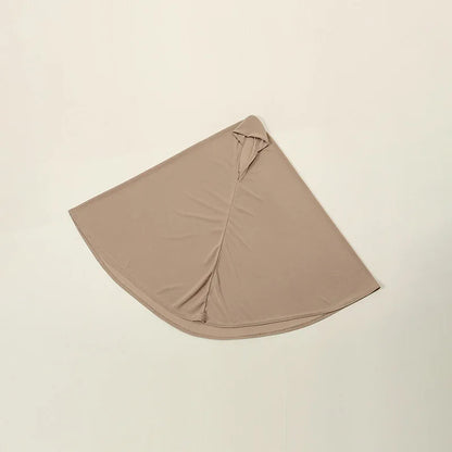 80*90cm Hot Sale Crystal Linen Malay Scarf Fashion Solid Color Pull-On Headscarf