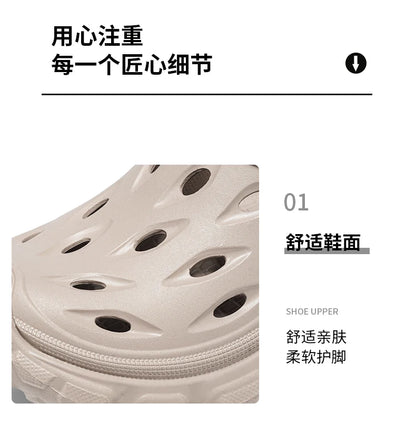 Summer Casual Sandals Men Outdoor Slippers Flat Mens Flip-flop Lightweight Beach Shoes Indoor Home Anti-slip Bathroom Slides