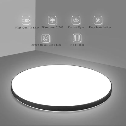 LED Ceiling Lamp 15W~50W Kitchen Light Fixture Bedroom Corridor Lustre Plat Led Lights Living Room Decor 220V Ceiling Chandelier