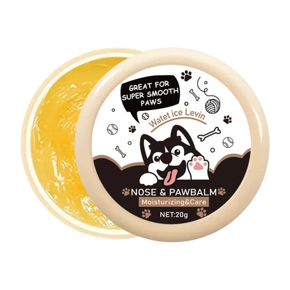20g Dog Nose and Paw Balm Dog Paw Cream Cats Dogs Paw Protector Cream Pet Feet Moisturizer Pet Crack Feet Repair Pet Accessories