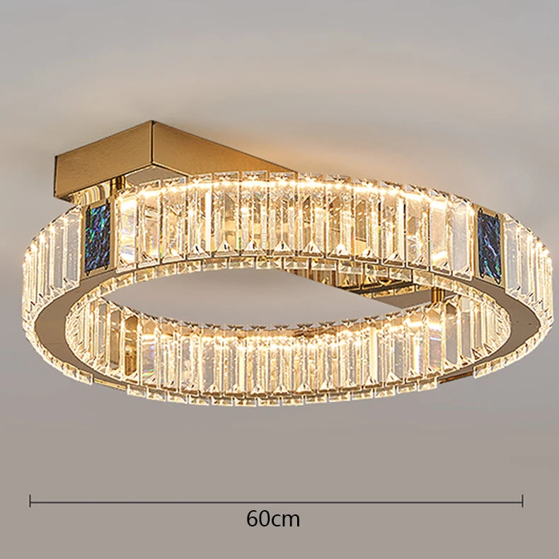 Home Decoration Pendant Lights, Luxury Crystal Living Room Chandelier, Bedroom Pendant Lamp, Ceiling Light, Indoor Lighting