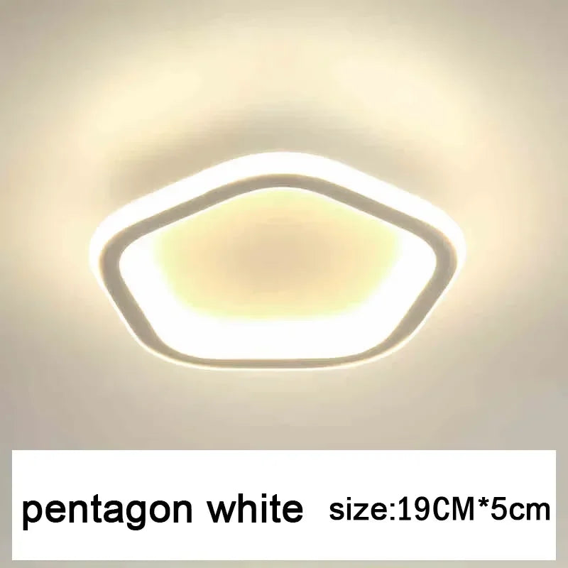 LED Strip Aisle Ceiling Lights Modern Minimalist Living Room Lamps For Balcony Entrance Staircase Home Decor corridor lamp