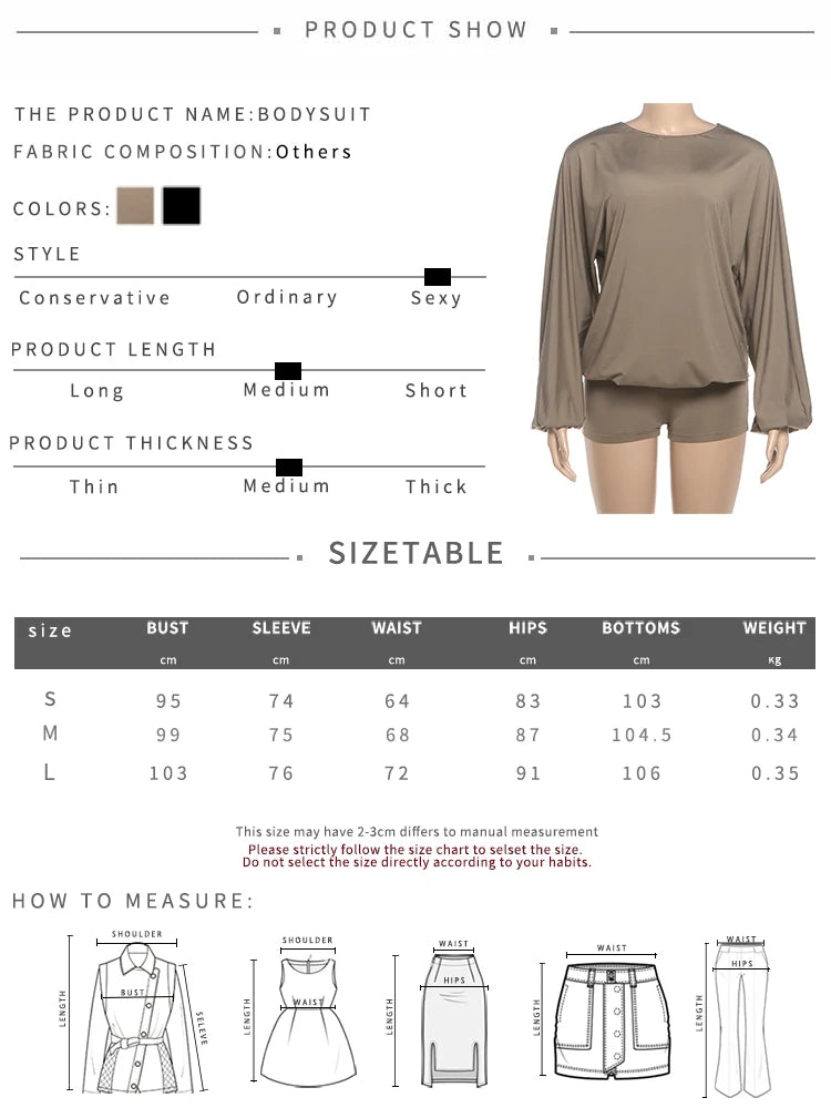 Weird Puss Sexy Backless Romper Women O-Neck Full Sleeve Hottie Simple Fashion Street Stretch Slim Midnight Clubwear Playsuit