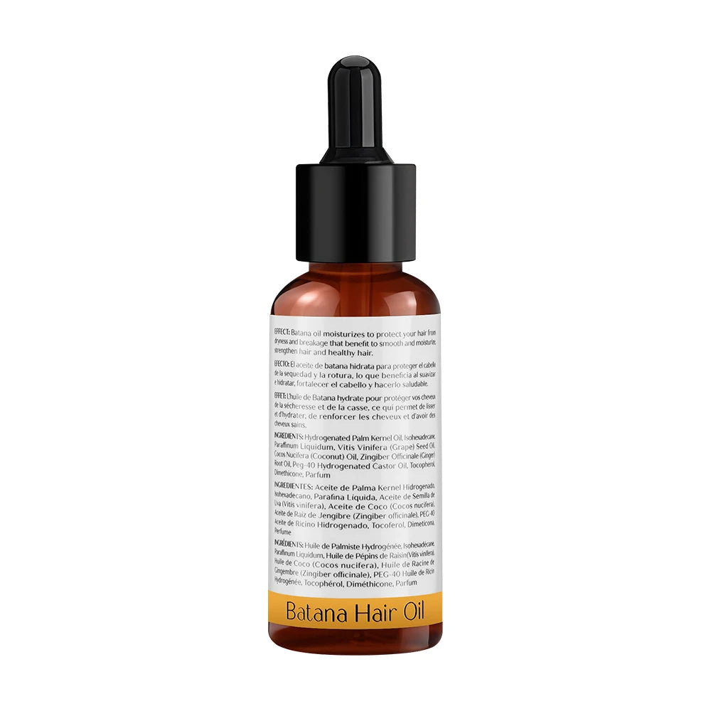 Natural Batana Oil For Hair Growth Anti-Hair Loss Strengthen Roots Repair Damaged Dry Hair Care Essence Oil Eliminate Split Ends