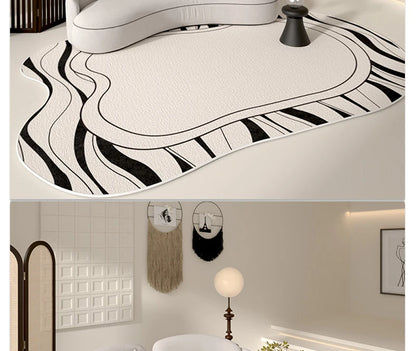 Living Room Carpet Home Decoration Luxury Modern Rug Big Size Irregular Floor Mat Anti-slip Bedroom Large Area Rugs שָׁטִיחַ 양탄자