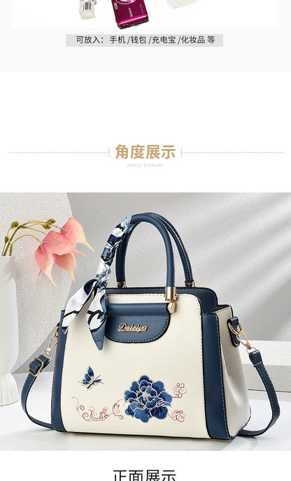 Fashion Luxury Handbags Women's Shoulder Bags Temperament Mom Elegant Retro Crossbody Bags High Capacity Tote Bag Wedding Bags
