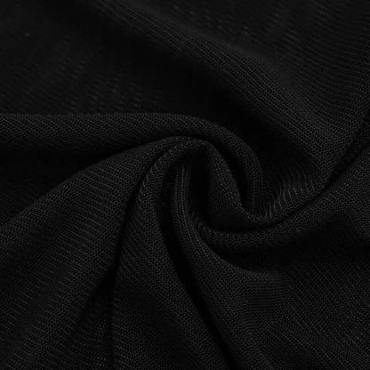 Sibybo Sleeveless Sheer Mesh Patchwork Women Jumpsuit Black Backless Ribbons High Stretch Bodycon Rompers Female Party Clubwear