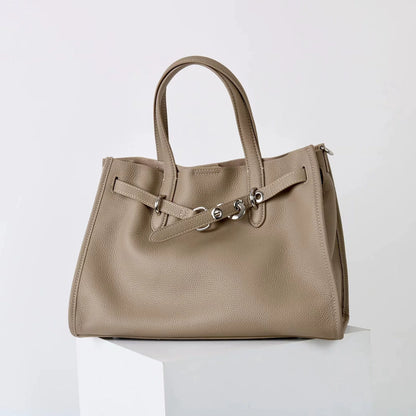 2026 Top grade Women's Genuine Leather Bag High Quality Casual Versatile Handbags Female Shoulder Bags Commute Totes Coffee