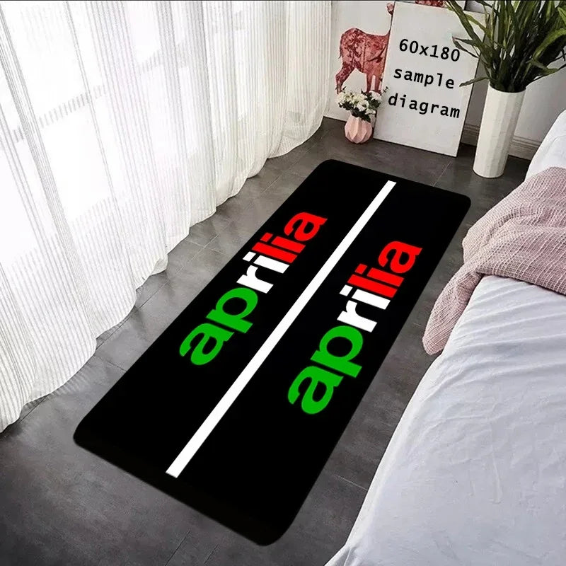 Living Room Rugs A-Aprilia Motorcycle Carpets Entrance Doormat Floor Mats Carpet Anti Slip Mat Home Rugs Kitchen Hallway Decor