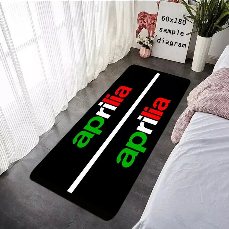 Living Room Rugs A-Aprilia Motorcycle Carpets Entrance Doormat Floor Mats Carpet Anti Slip Mat Home Rugs Kitchen Hallway Decor