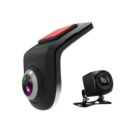 2Way HD Dash Mini Cam Car USB ADAS DVR Special for Android Multimedia Player AHD Camera Video Front Recorder Reverse Vision