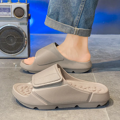 Outdoor Sandals Beach Casual Shoes New Summer Men Massage Slippers Sides Indoor Soft Sole Slides Men Flip-flops Men's Footwear