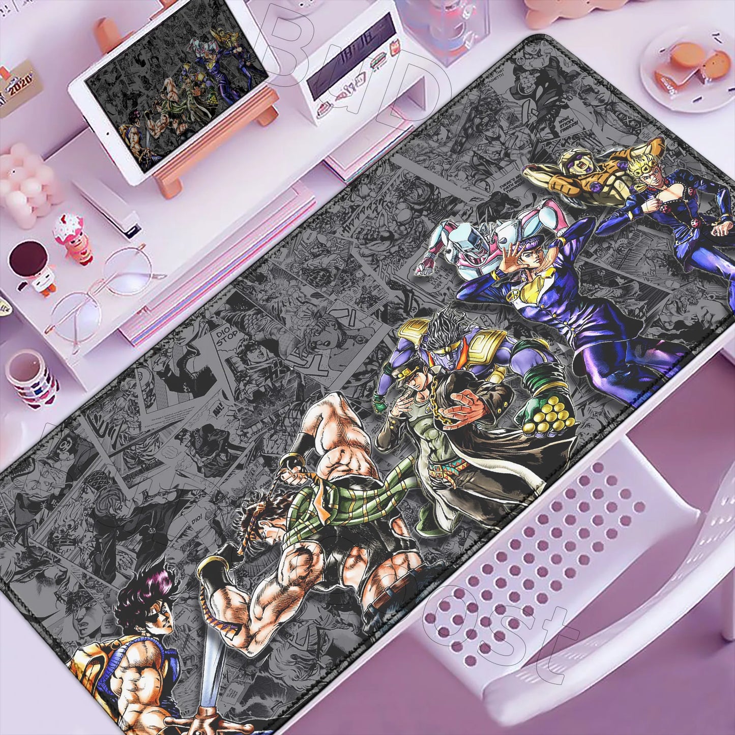 HD J-Jojo B-Bizarre A-Adventure Mouse Pad Gaming 900×400mm Mousepad Xxl Mouse Mat Offices Accessories Keyboard Pad Computer Desk