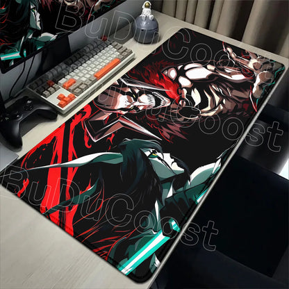 2026 New Anime HD Wallpaper Bleach Mouse Pad Laptop Gaming Keyboard Mat XXL Large 900x400mm Desk Mat Cool E-sports Mats Mousepad