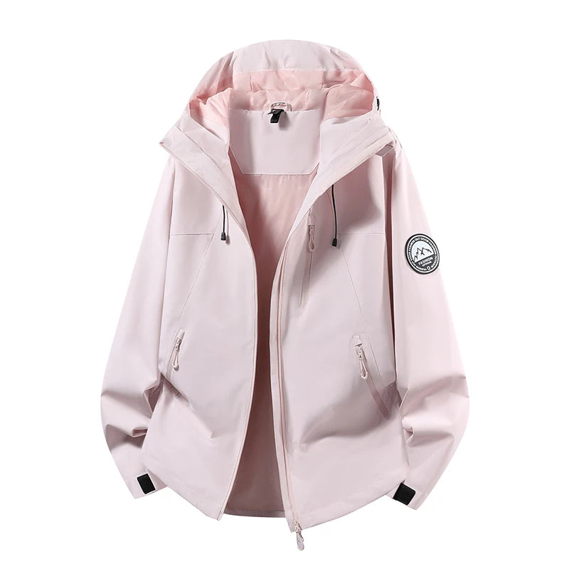 CHRLCK Men Women Hiking 3IN1 Jackets Waterproof Fleece Windproof Windbreaker Camping Climbing Trekking Outdoor Jacket Autumn
