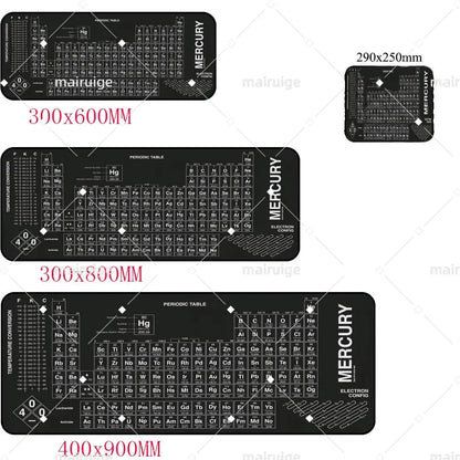 Periodic table of elements Mouse Pad Gaming Mouse Pad Desk Mat HD Gamer Large XXL Mouse Pads PC Computer Carpet Long table mat
