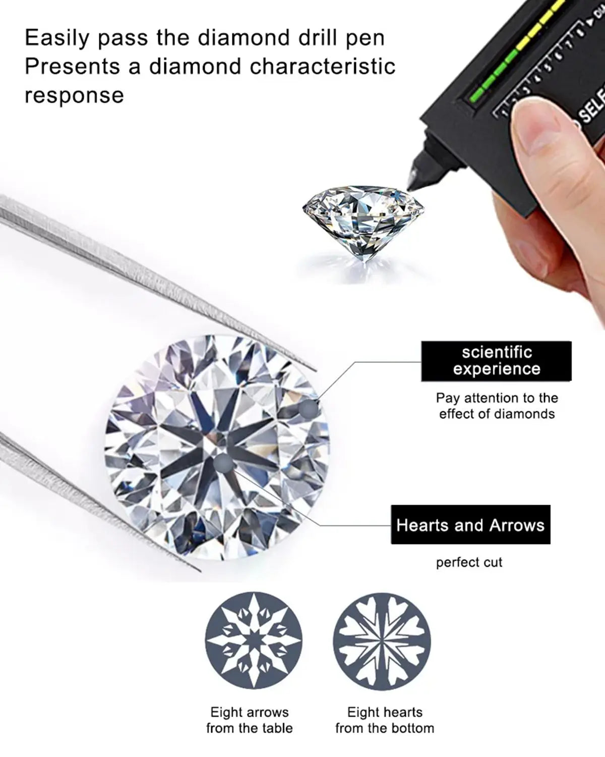 AU585 Gold 14K Marquise Cut Moissanite Pendant Necklace Woman Leaf Shape Clavicle Chain Water Drop Diamond Necklaces