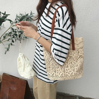 Women's Bag Shoulder Bags Leather Handbags Canvas TOP-handle Bag Luxury Fashion Lady Crossbody Bags for Women Casual Fashion