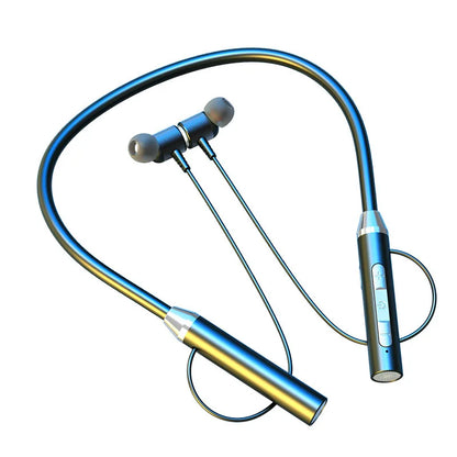 Wireless Bluetooth Earphones 9D Stereo Surround Headphone Neckband Magnetic Sport Headset Neck-hanging Earbuds For iPhone Huawei