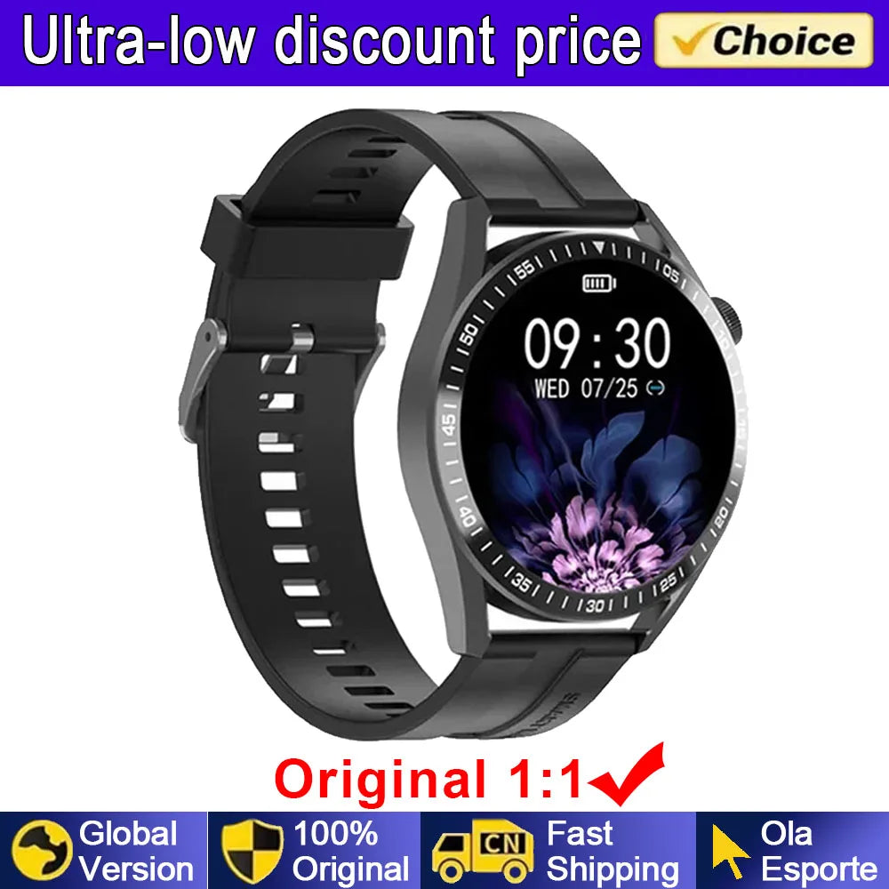 2025 New Smart Watch Men Women GPS 1.36'' AMOLED Touch Screen Smartwatch Heat Rate Monitor BT Call Sport Smart Watches Men Women