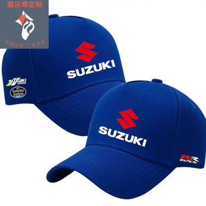 Suzuki motorcycle GSX racing hat, outdoor motorcycle cycling competition duckbill hat, summer cotton sunshade hip-hop hat