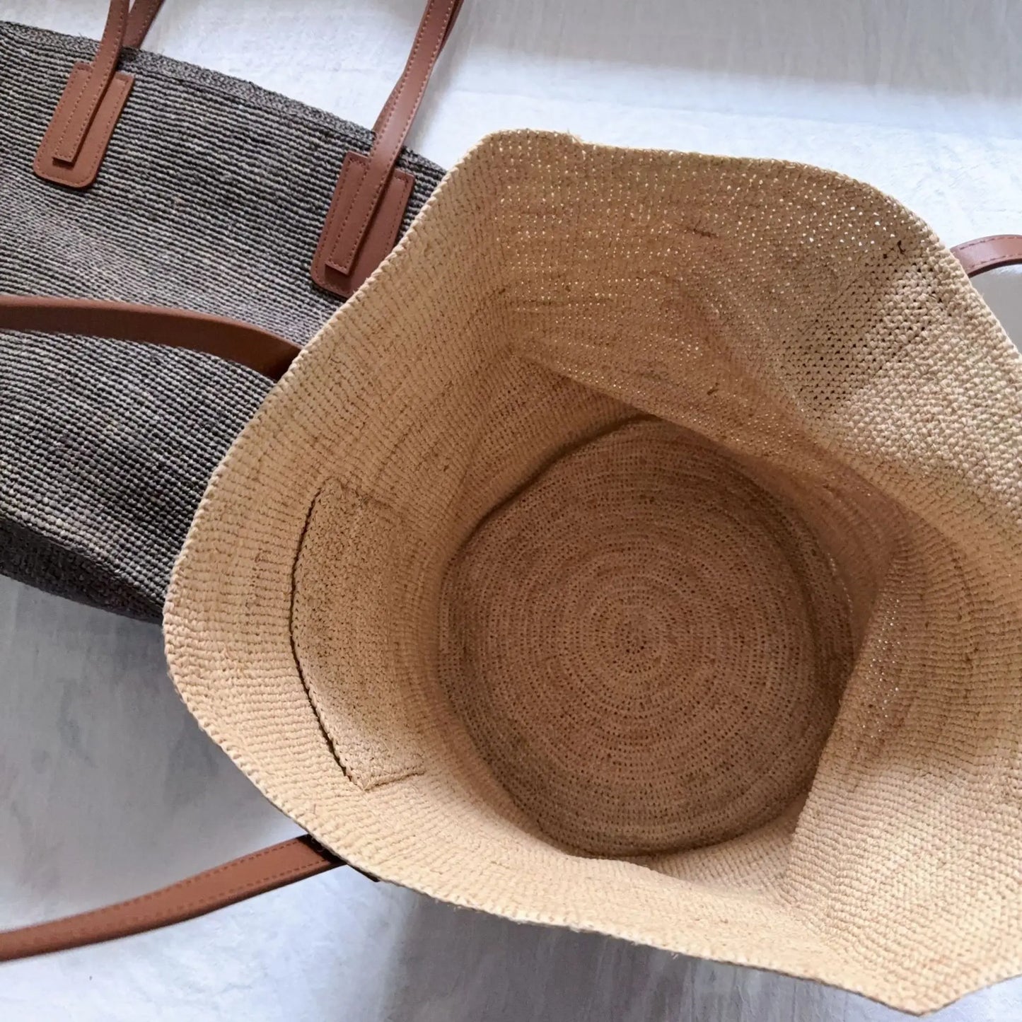 Casual Straw Tote Bag Designer Letters Large Capacity Women Handbags Handmade Woven Summer Beach Bag Commuter Shopping Purses