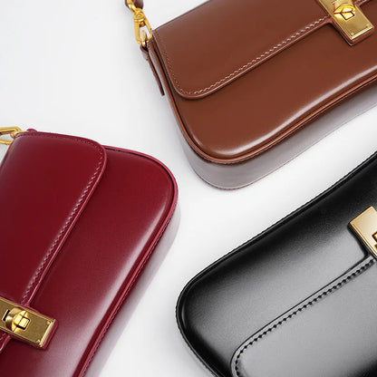 YANATARI Underarm Cowhide Genuine Leather Handbags Women Vintage Shoulder Bag Female Crossbody Bags Luxury High Quality 2025