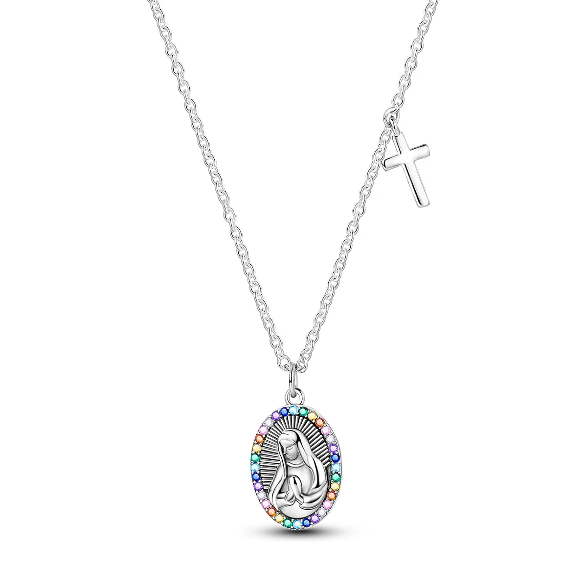 925 Sterling Silver Luminous Firefly Heart Shaped Zircon Pendant Necklace For Women Fashion Anniversary Birthday Jewelry Gifts