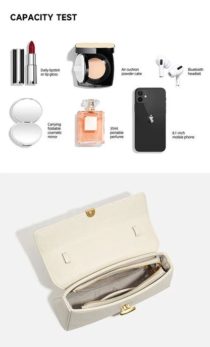 2025 New Women's Bag High Quality Genuine Leather Women Shoulder Bag Fashion Crossbody Square Bags Female Handbags