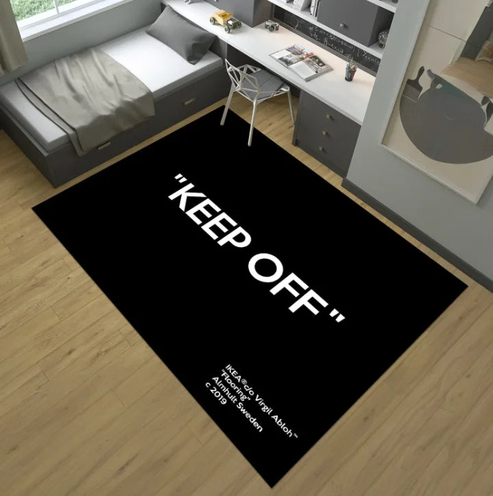 Keep Off Rug, Grass Accent Carpet, Keep Off Home Decor Rug