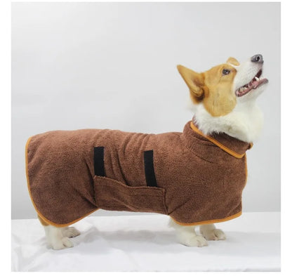 New Dog Bathrobe Absorbent Pet Quick Drying Bath Towel Dog Bath Towel Large Small Dogs Clean Absorbent Bathrobe Cat Pet Products