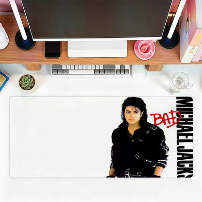 Classic Singer M-Michael Jackson Mouse Pad For Office Gaming And Keyboards Non-Slip Large Waterproof