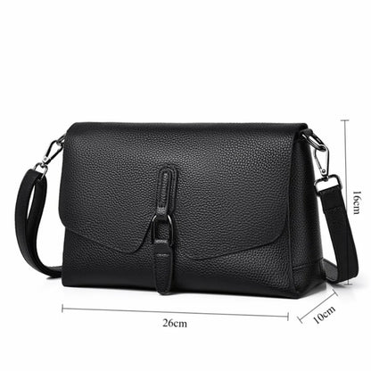 100% Genuine Cowhide 3 layers Shoulder Bag For Women Ladies Designer Soft Crossbody Bags Luxury High Quality Purses Handbags Sac
