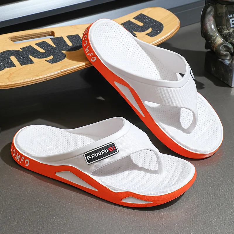 Flip-Flops For Men Breathable Comfortable Beach Sandals for Men Casual Shoes Flip-Flops Fashion Slippers for Outdoors