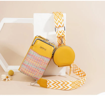 Baellerry New Big Capacity Women Phone Bags Crossbody Shoulder Female Composite Bag Handbag Zipper Coin Pocket Women's Wallet