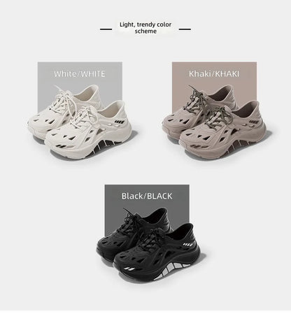 Mens Slippers Summer Outdoor Beach Sandals Garden Shoes Clogs For Men Non Slip Slides Flip Flops Zapatos Hombre Chinelos Masculi