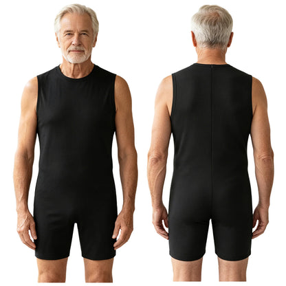 Men Women Special Needs Adaptive Clothing Elderly Alzheimer ASD Anti-Strip Jumpsuit Back Zipper Bodysuit Daily Wear Homewear