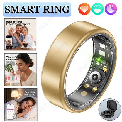 2026 Smart Ring New Technology free gifts Couple Ring for Women Men  Waterproof Sport Rings Heart Rate Pressure Monitor All Size