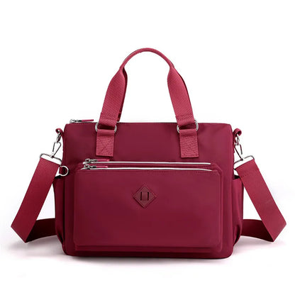 High-grade fabrics,Women's Shoulder bag Female Top-Handle bag Handbag Waterproof Nylon CrossBody Bag Ladies Messenger Bag