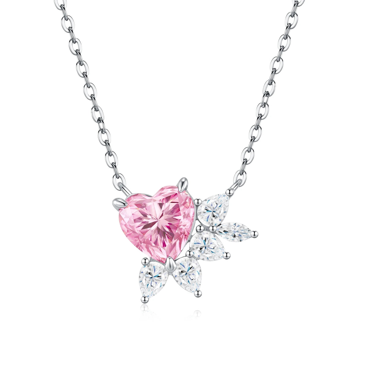 OIYIY Moissanite Necklace for Women 925 Sterling Silver D VVS1 GRA Certified Lab Grown Diamond Pendant Luxury Fine Jewelry Gift