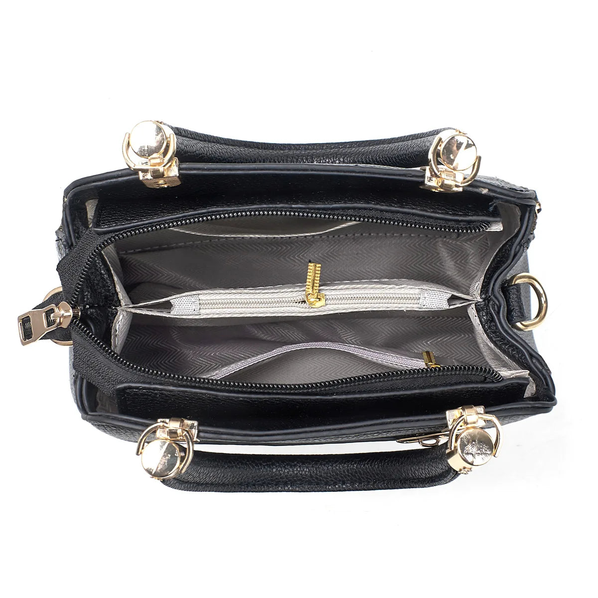 New Soft Leather Luxury Handbags Women's Bags Designer 3 Layer Shoulder Crossbody Sac Ladies Large Capacity Shopping Tote Bags