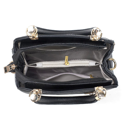 New Soft Leather Luxury Handbags Women's Bags Designer 3 Layer Shoulder Crossbody Sac Ladies Large Capacity Shopping Tote Bags