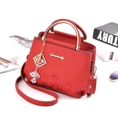 Fashion Brand Women's Bags New Embroidered Handbag Exquisite Ladies Shopping Crossbody Shoulder Bag Tote Bag Small Square Bag